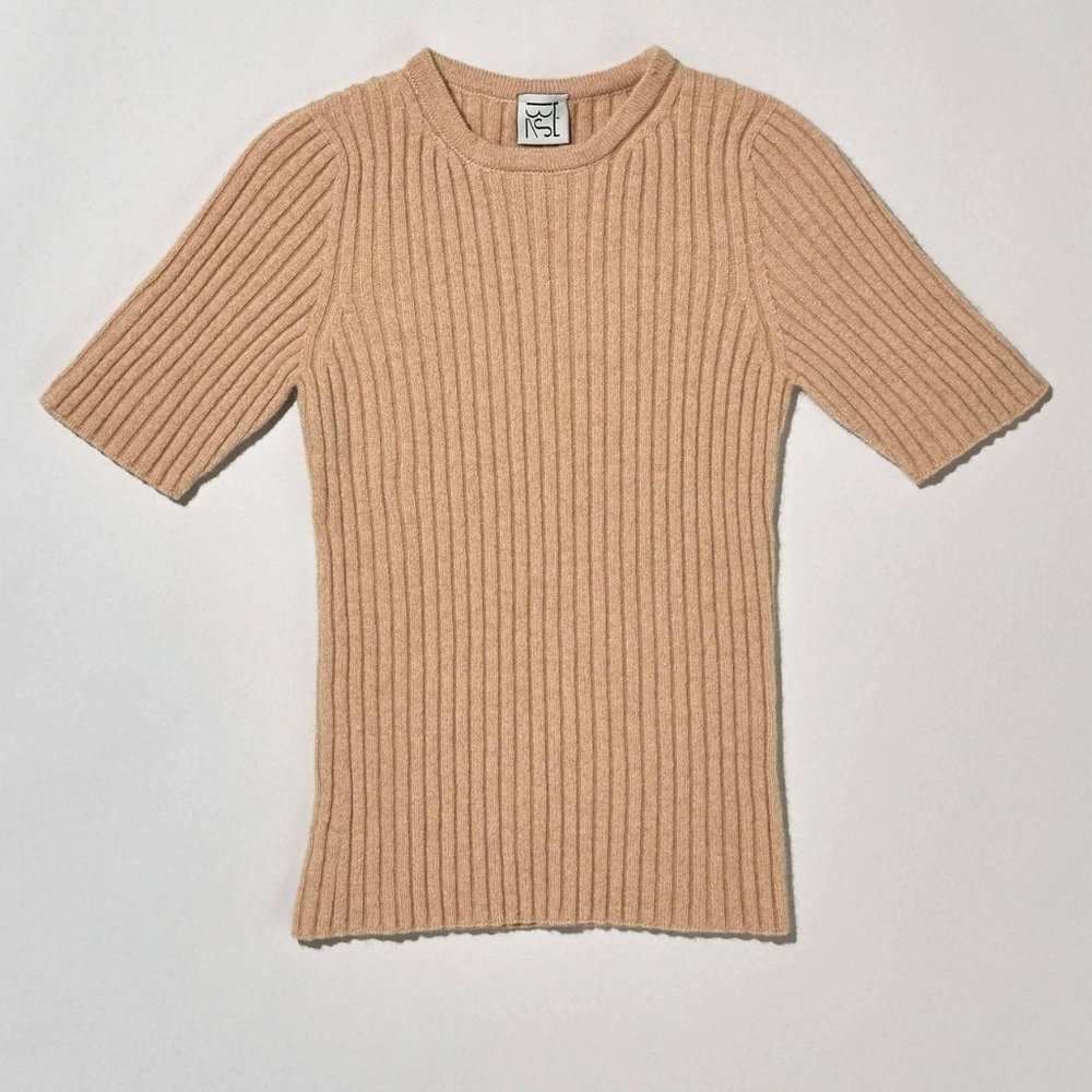 Baserange Simin Tee Wool Beige Rose S